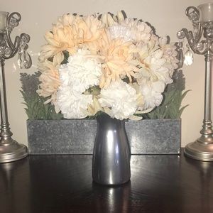 Beautiful New arrangement in a Silver Vase!